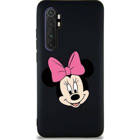 Printify Xiaomi Mi Note 10 Lite Soft Premier Kapak Minnie Mouse-C Tasarımlı Silikon Cep Telefonu Kılıfı