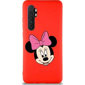 Printify Xiaomi Mi Note 10 Lite Soft Premier Kapak Minnie Mouse-C Tasarımlı Silikon Cep Telefonu Kılıfı
