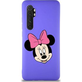 Printify Xiaomi Mi Note 10 Lite Soft Premier Kapak Minnie Mouse-C Tasarımlı Silikon Cep Telefonu Kılıfı