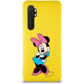 Printify Xiaomi Mi Note 10 Lite Soft Premier Kapak Minnie Mouse-D Tasarımlı Silikon Cep Telefonu Kılıfı