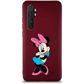 Printify Xiaomi Mi Note 10 Lite Soft Premier Kapak Minnie Mouse-D Tasarımlı Silikon Cep Telefonu Kılıfı