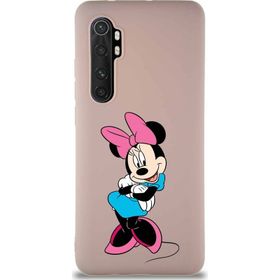 Printify Xiaomi Mi Note 10 Lite Soft Premier Kapak Minnie Mouse-D Tasarımlı Silikon Cep Telefonu Kılıfı