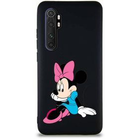 Printify Xiaomi Mi Note 10 Lite Soft Premier Kapak Minnie Mouse-E Tasarımlı Silikon Cep Telefonu Kılıfı