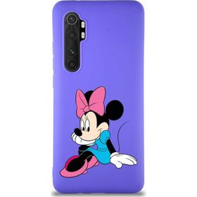 Printify Xiaomi Mi Note 10 Lite Soft Premier Kapak Minnie Mouse-E Tasarımlı Silikon Cep Telefonu Kılıfı
