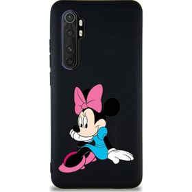 Printify Xiaomi Mi Note 10 Lite Soft Premier Kapak Minnie Mouse-E Tasarımlı Silikon Cep Telefonu Kılıfı