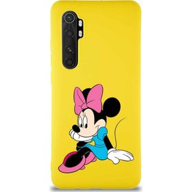 Printify Xiaomi Mi Note 10 Lite Soft Premier Kapak Minnie Mouse-E Tasarımlı Silikon Cep Telefonu Kılıfı