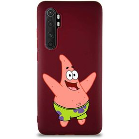 Printify Xiaomi Mi Note 10 Lite Soft Premier Kapak Patrick Yıldız Tasarımlı Silikon Cep Telefonu Kılıfı