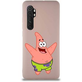 Printify Xiaomi Mi Note 10 Lite Soft Premier Kapak Patrick Yıldız Tasarımlı Silikon Cep Telefonu Kılıfı