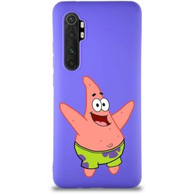 Printify Xiaomi Mi Note 10 Lite Soft Premier Kapak Patrick Yıldız Tasarımlı Silikon Cep Telefonu Kılıfı
