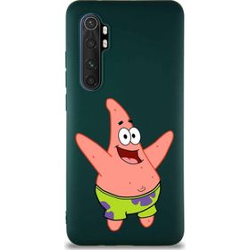 Printify Xiaomi Mi Note 10 Lite Soft Premier Kapak Patrick Yıldız Tasarımlı Silikon Cep Telefonu Kılıfı