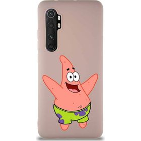 Printify Xiaomi Mi Note 10 Lite Soft Premier Kapak Patrick Yıldız Tasarımlı Silikon Cep Telefonu Kılıfı