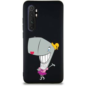 Printify Xiaomi Mi Note 10 Lite Soft Premier Kapak Pearl Yengeç Tasarımlı Silikon Cep Telefonu Kılıfı