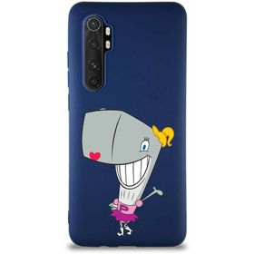 Printify Xiaomi Mi Note 10 Lite Soft Premier Kapak Pearl Yengeç Tasarımlı Silikon Cep Telefonu Kılıfı