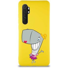 Printify Xiaomi Mi Note 10 Lite Soft Premier Kapak Pearl Yengeç Tasarımlı Silikon Cep Telefonu Kılıfı