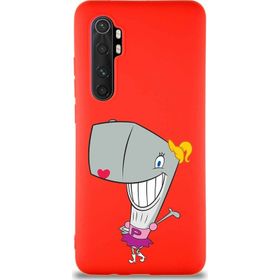 Printify Xiaomi Mi Note 10 Lite Soft Premier Kapak Pearl Yengeç Tasarımlı Silikon Cep Telefonu Kılıfı