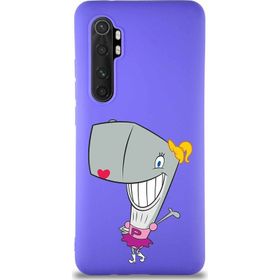 Printify Xiaomi Mi Note 10 Lite Soft Premier Kapak Pearl Yengeç Tasarımlı Silikon Cep Telefonu Kılıfı