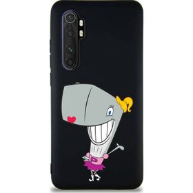 Printify Xiaomi Mi Note 10 Lite Soft Premier Kapak Pearl Yengeç Tasarımlı Silikon Cep Telefonu Kılıfı