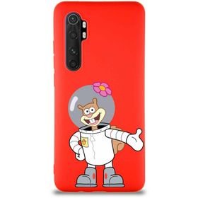 Printify Xiaomi Mi Note 10 Lite Soft Premier Kapak Sandy Tasarımlı Silikon Cep Telefonu Kılıfı