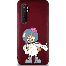 Printify Xiaomi Mi Note 10 Lite Soft Premier Kapak Sandy Tasarımlı Silikon Cep Telefonu Kılıfı