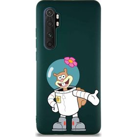 Printify Xiaomi Mi Note 10 Lite Soft Premier Kapak Sandy Tasarımlı Silikon Cep Telefonu Kılıfı