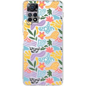 Printify Xiaomi Redmi Note 12 Pro 4g Uyumlu Kamera Korumalı Kapak Memphis Desen Tasarımlı Şeffaf Cep Telefonu Kılıfı