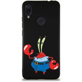 Printify Xiaomi Redmi Note 7 Pro Soft Premier Kapak Bay Yengeç Tasarımlı Silikon Cep Telefonu Kılıfı