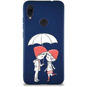 Printify Xiaomi Redmi Note 7 Soft Premier Kapak Aşk Tasarımlı Silikon Cep Telefonu Kılıfı