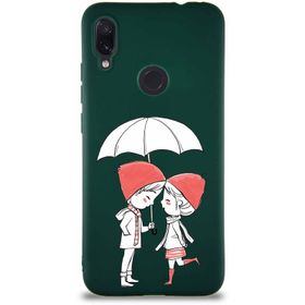 Printify Xiaomi Redmi Note 7 Soft Premier Kapak Aşk Tasarımlı Silikon Cep Telefonu Kılıfı
