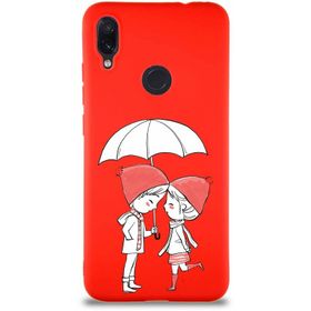 Printify Xiaomi Redmi Note 7 Soft Premier Kapak Aşk Tasarımlı Silikon Cep Telefonu Kılıfı