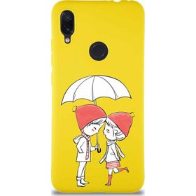 Printify Xiaomi Redmi Note 7 Soft Premier Kapak Aşk Tasarımlı Silikon Cep Telefonu Kılıfı