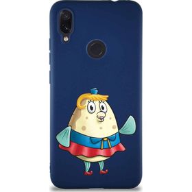Printify Xiaomi Redmi Note 7 Soft Premier Kapak Bayan Puff Tasarımlı Silikon Cep Telefonu Kılıfı