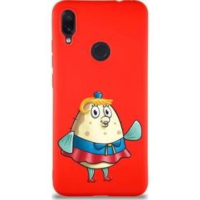 Printify Xiaomi Redmi Note 7 Soft Premier Kapak Bayan Puff Tasarımlı Silikon Cep Telefonu Kılıfı