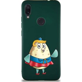 Printify Xiaomi Redmi Note 7 Soft Premier Kapak Bayan Puff Tasarımlı Silikon Cep Telefonu Kılıfı