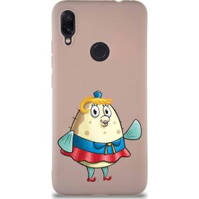 Printify Xiaomi Redmi Note 7 Soft Premier Kapak Bayan Puff Tasarımlı Silikon Cep Telefonu Kılıfı