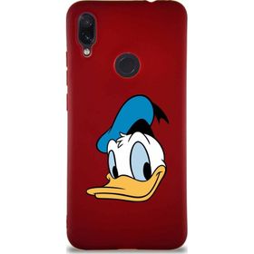 Printify Xiaomi Redmi Note 7 Soft Premier Kapak Donald Duck-B Tasarımlı Silikon Cep Telefonu Kılıfı