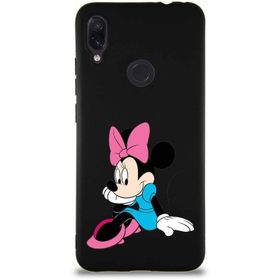 Printify Xiaomi Redmi Note 7 Soft Premier Kapak Minnie Mouse-E Tasarımlı Silikon Cep Telefonu Kılıfı