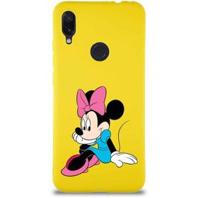 Printify Xiaomi Redmi Note 7 Soft Premier Kapak Minnie Mouse-E Tasarımlı Silikon Cep Telefonu Kılıfı