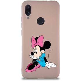 Printify Xiaomi Redmi Note 7 Soft Premier Kapak Minnie Mouse-E Tasarımlı Silikon Cep Telefonu Kılıfı