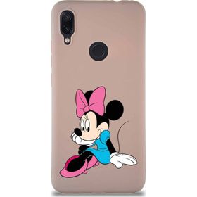 Printify Xiaomi Redmi Note 7 Soft Premier Kapak Minnie Mouse-E Tasarımlı Silikon Cep Telefonu Kılıfı