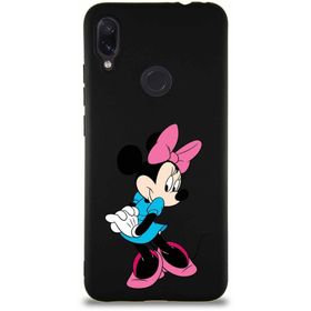 Printify Xiaomi Redmi Note 7 Soft Premier Kapak Minnie Mouse-F Tasarımlı Silikon Cep Telefonu Kılıfı