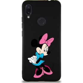 Printify Xiaomi Redmi Note 7 Soft Premier Kapak Minnie Mouse-F Tasarımlı Silikon Cep Telefonu Kılıfı