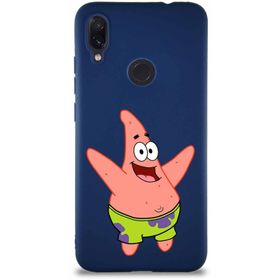 Printify Xiaomi Redmi Note 7 Soft Premier Kapak Patrick Yıldız Tasarımlı Silikon Cep Telefonu Kılıfı