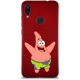 Printify Xiaomi Redmi Note 7 Soft Premier Kapak Patrick Yıldız Tasarımlı Silikon Cep Telefonu Kılıfı