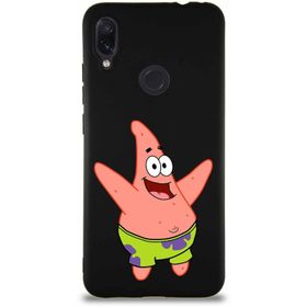 Printify Xiaomi Redmi Note 7 Soft Premier Kapak Patrick Yıldız Tasarımlı Silikon Cep Telefonu Kılıfı