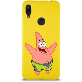 Printify Xiaomi Redmi Note 7 Soft Premier Kapak Patrick Yıldız Tasarımlı Silikon Cep Telefonu Kılıfı