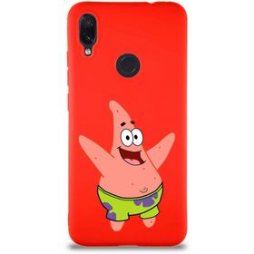 Printify Xiaomi Redmi Note 7 Soft Premier Kapak Patrick Yıldız Tasarımlı Silikon Cep Telefonu Kılıfı