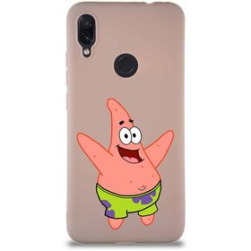 Printify Xiaomi Redmi Note 7 Soft Premier Kapak Patrick Yıldız Tasarımlı Silikon Cep Telefonu Kılıfı