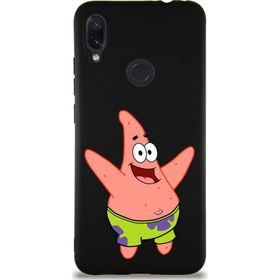 Printify Xiaomi Redmi Note 7 Soft Premier Kapak Patrick Yıldız Tasarımlı Silikon Cep Telefonu Kılıfı
