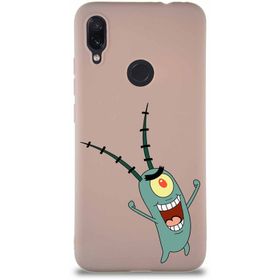Printify Xiaomi Redmi Note 7 Soft Premier Kapak Plankton Tasarımlı Silikon Cep Telefonu Kılıfı