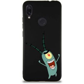 Printify Xiaomi Redmi Note 7 Soft Premier Kapak Plankton Tasarımlı Silikon Cep Telefonu Kılıfı